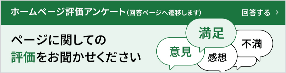 ホームページ評価アンケート